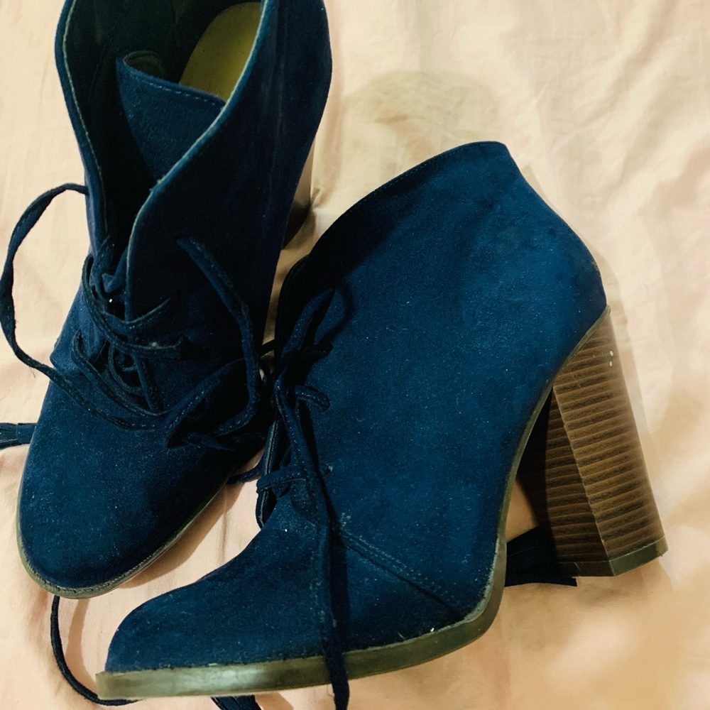 High heel booties